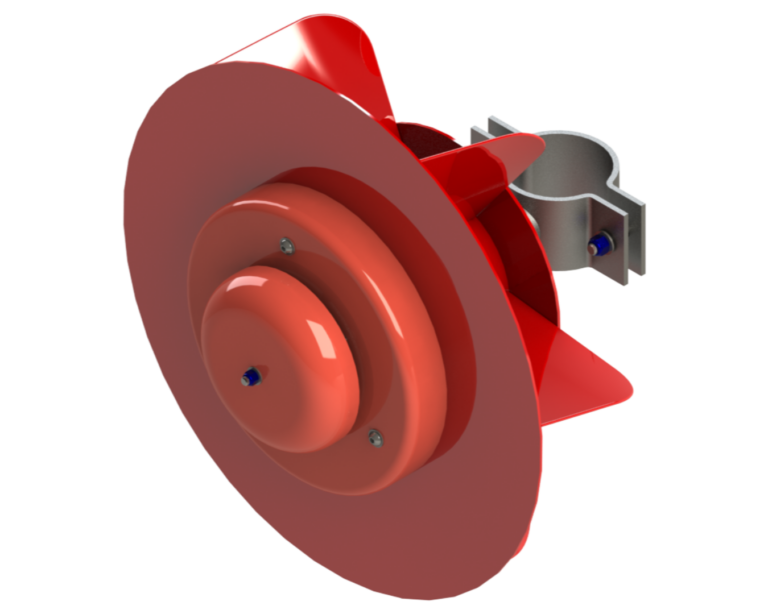 BELL RINGER WITH WATERWHEEL