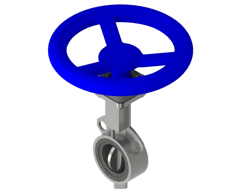 BUTTERFLY VALVE WITH HANDWHEEL