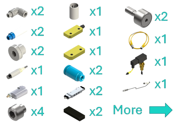 SPARES KIT FOR V6 AQUALOOP OR FLATLINE